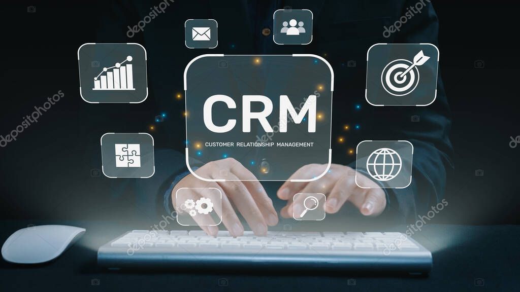 CRM dashboard so zákazníckymi údajmi